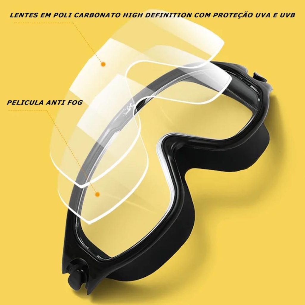 Imagem 2 do produto Máscara De Natação Gold Sports Vision Adulto High Definition