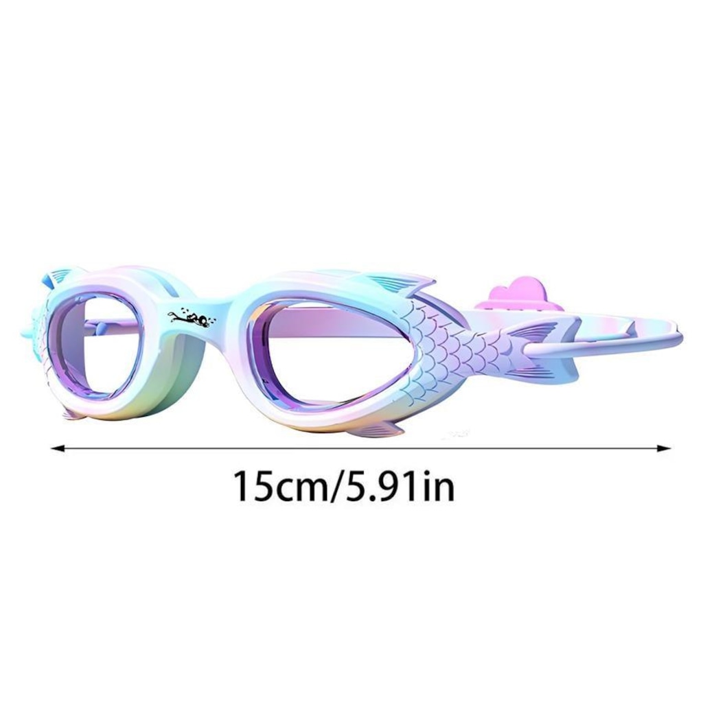 Imagem 2 do produto Óculos De Natação Gold Sports Little Fashion Fish High Definition 7,0 - Adulto
