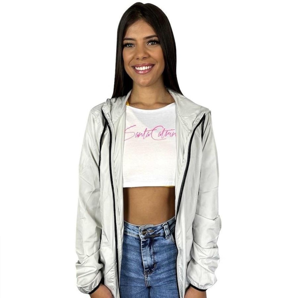 Imagem 3 do produto Jaqueta Corta Vento com Capuz Web Surf Shop Corrida - Feminina