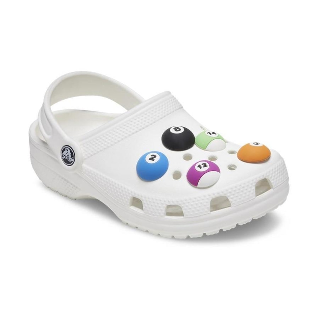 Imagem 2 do produto Kit Jibbitz Crocs Bolas de Bilhar 5 com Peças