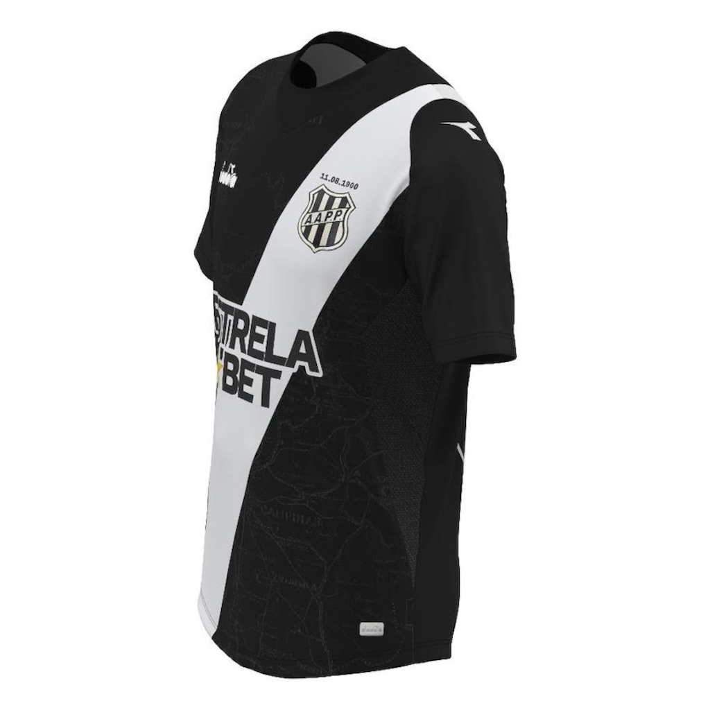 Imagem 2 do produto Camisa da Ponte Preta Diadora 2024 Uniforme 2 Torcedor - Masculino