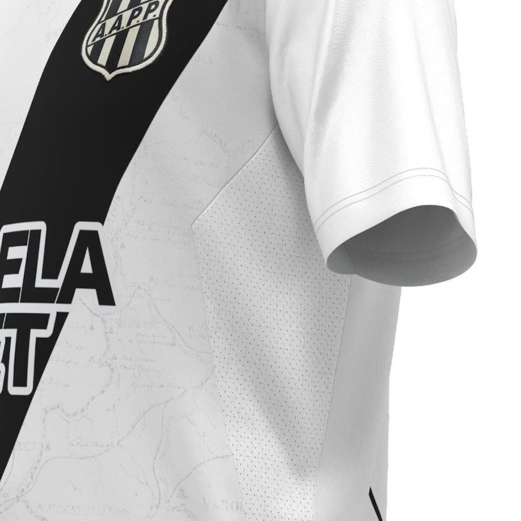 Imagem 2 do produto Camisa da Ponte Preta Diadora 2024 Uniforme 1 Torcedor - Masculina