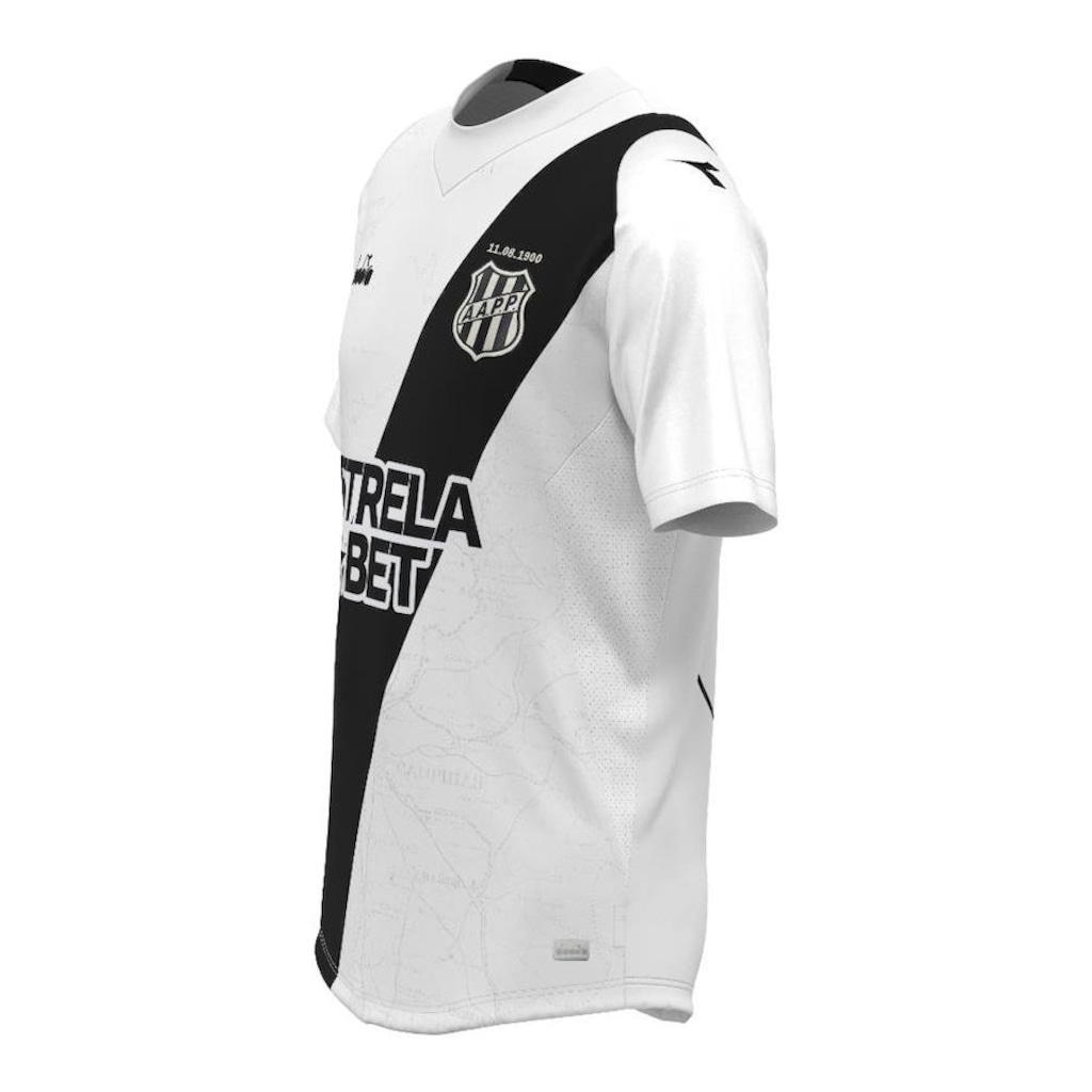 Imagem 3 do produto Camisa da Ponte Preta Diadora 2024 Uniforme 1 Torcedor - Masculina