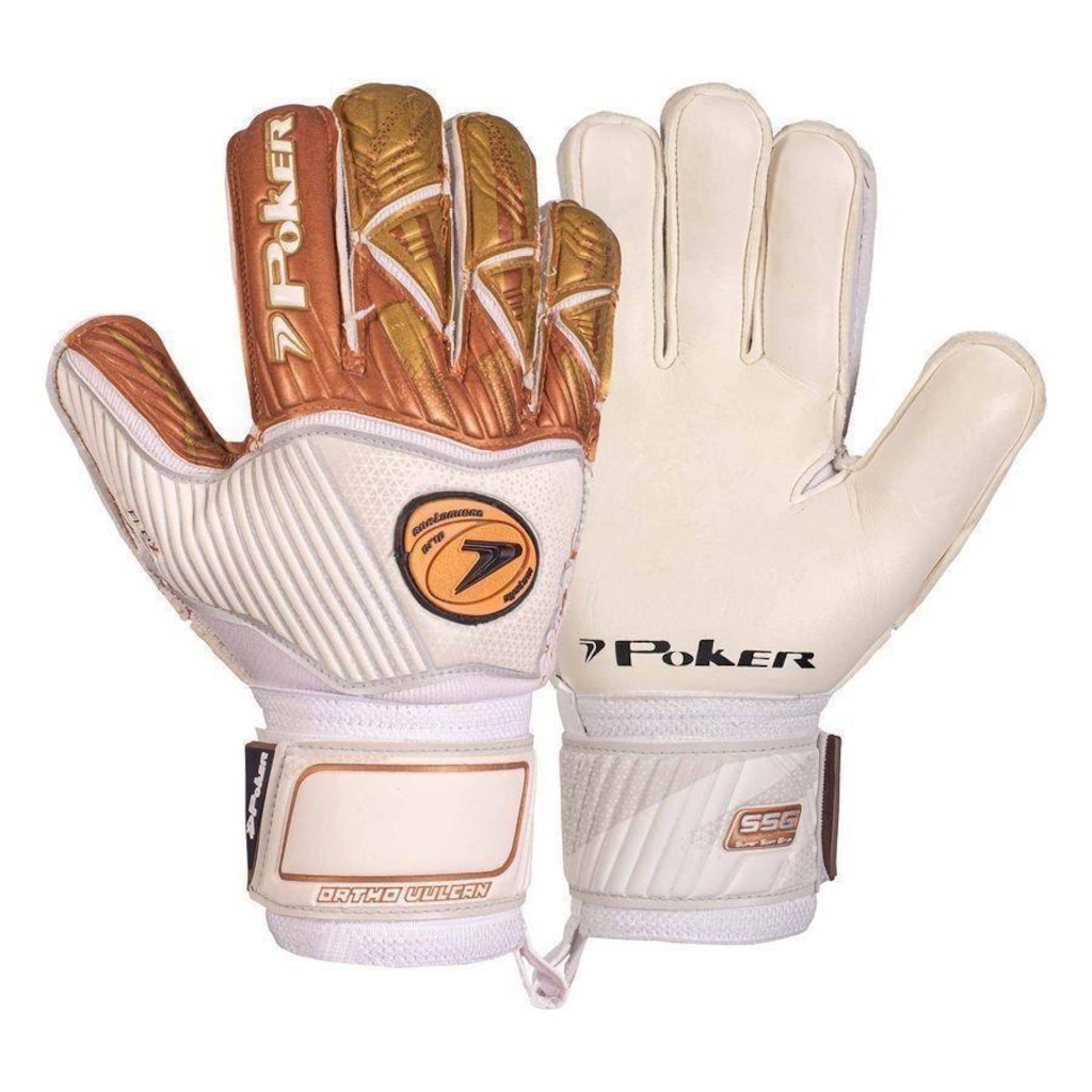 Imagem 2 do produto Luvas de Goleiro de Campo Poker Prof Ortho Vulcan - Adulto