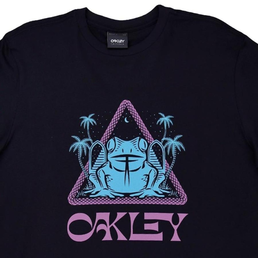 Imagem 3 do produto Camiseta Oakley Psy Frog Triangle Print - Masculina