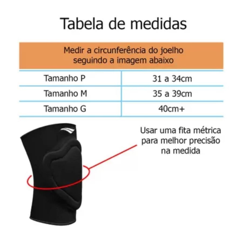 Imagem 2 do produto Joelheira Penalty Indoor Pro Xxlv - Adulto