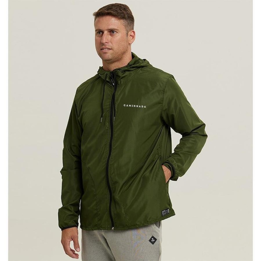 Imagem 2 do produto Jaqueta Corta Vento com Capuz Impermeável Masculina Web Surf Shop Caminhada