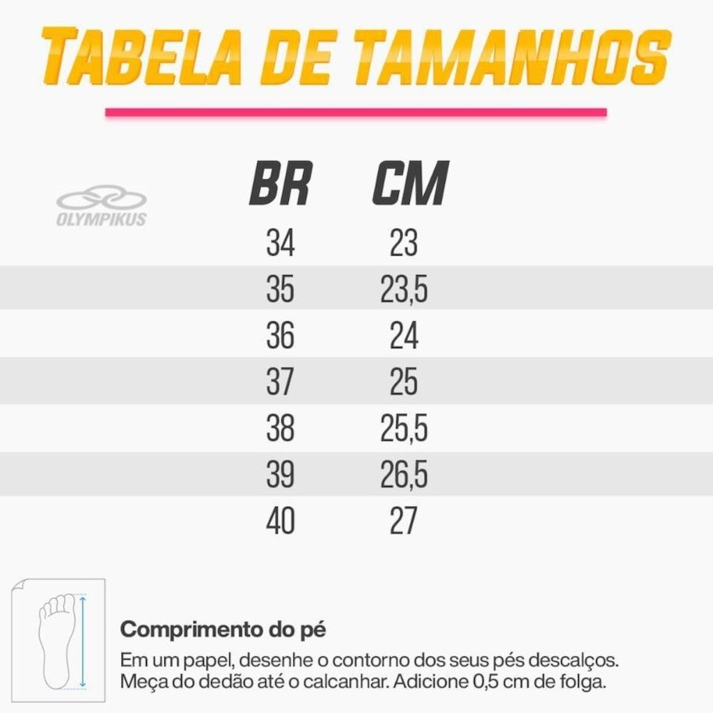 Imagem 4 do produto TÊNIS OLYMPIKUS CITRUS 2 - FEMININO