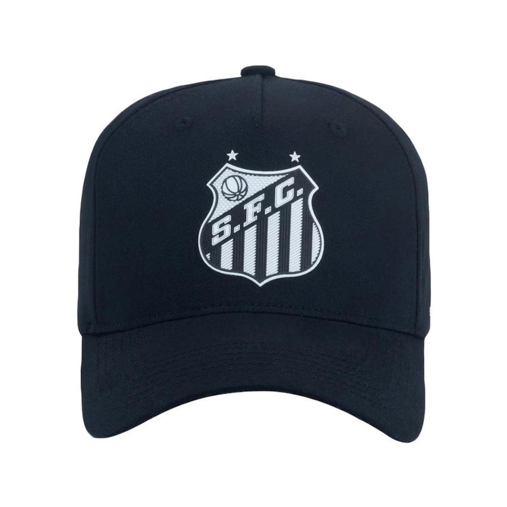 Imagem 2 do produto Boné Aba Curva do Santos Supercap Americano Silk 3D - Strapback - Adulto