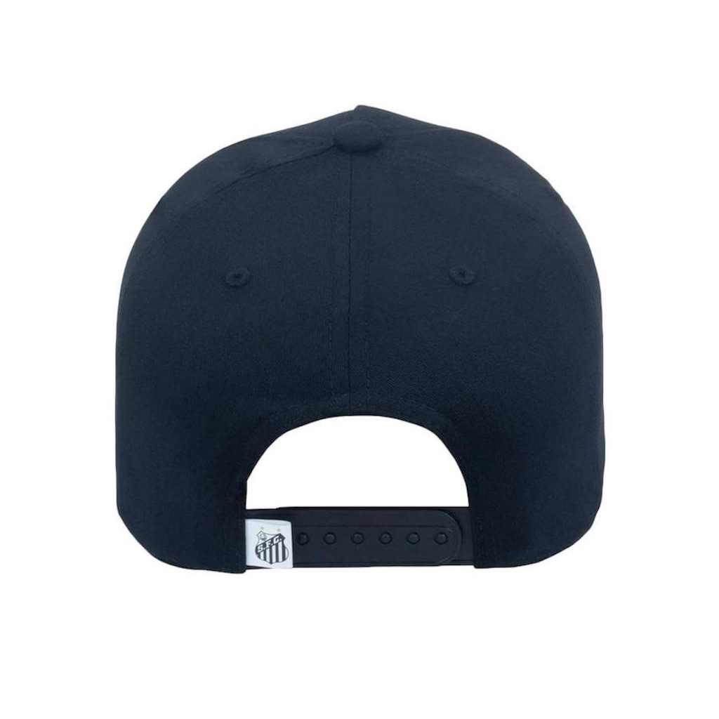 Imagem 3 do produto Boné Aba Curva do Santos Supercap Americano Silk 3D - Strapback - Adulto