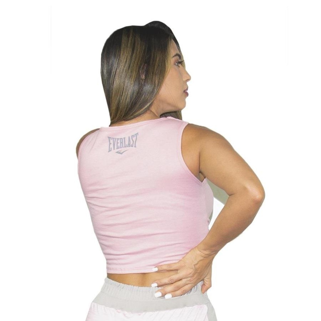 Imagem 5 do produto Kit Blusa Cropped Everlast Flores - 3 Unidades - Feminino