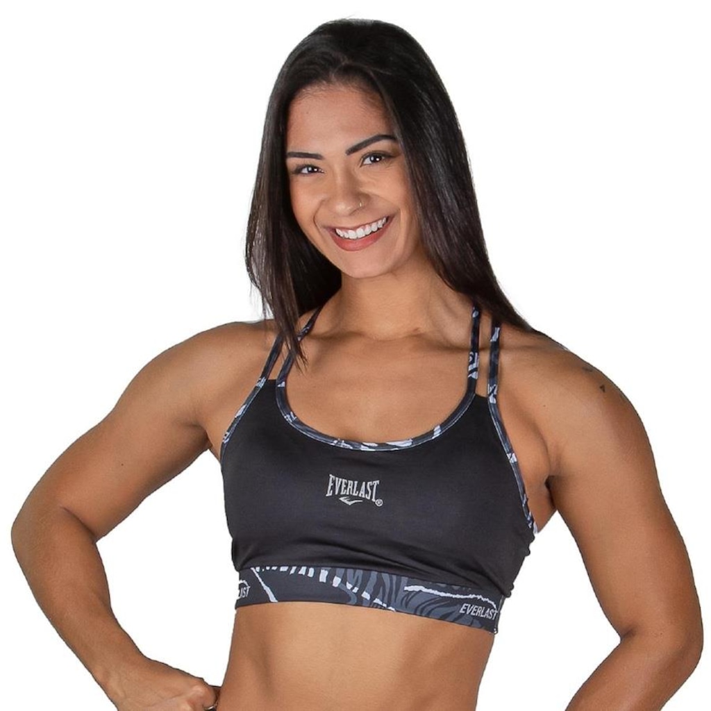 Imagem 3 do produto Kit 2x Tops Ever Cross Alça Dupla Everlast - Feminino