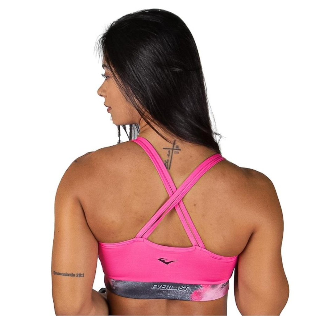 Imagem 4 do produto Kit 2x Tops Ever Cross Alça Dupla Everlast - Feminino
