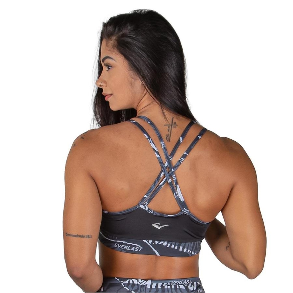 Imagem 5 do produto Kit 2x Tops Ever Cross Alça Dupla Everlast - Feminino