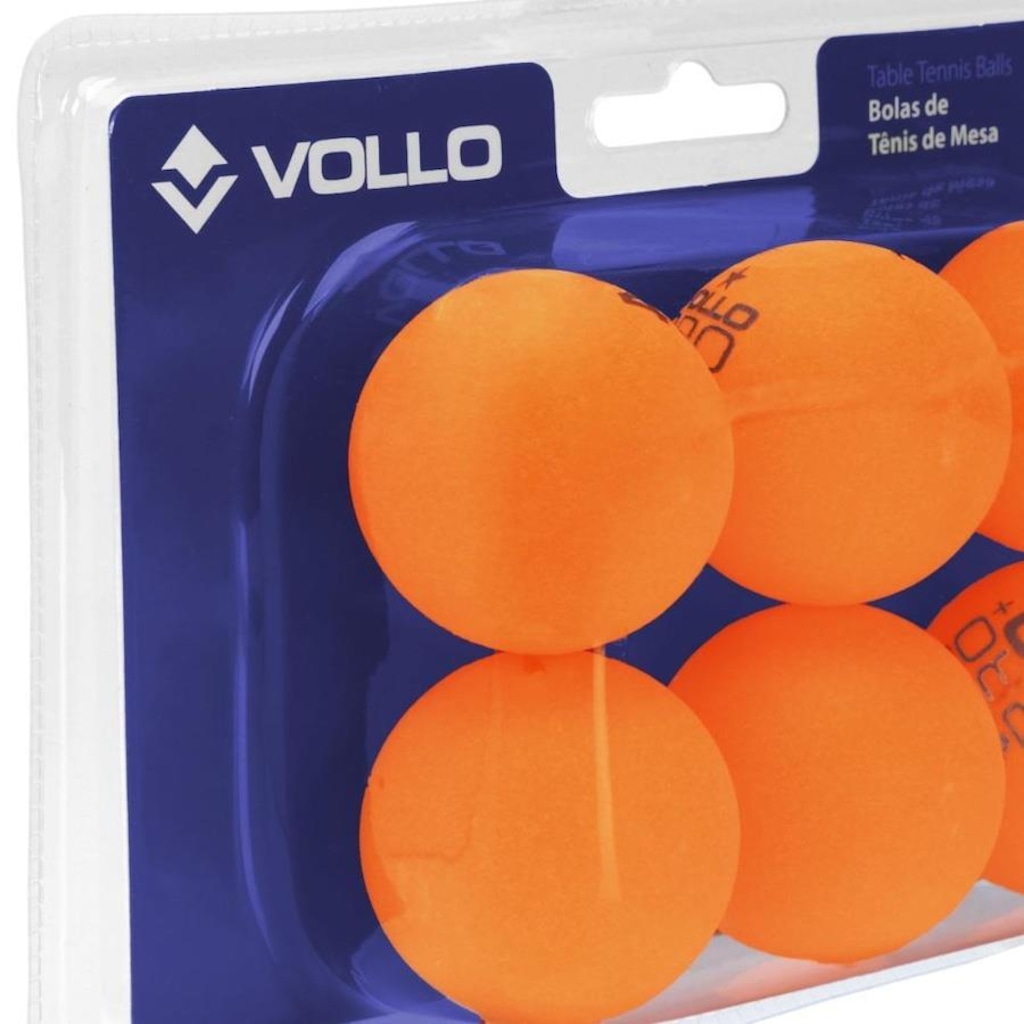 Imagem 2 do produto Bola de Tênis de Mesa Vollo 1 Estrelas com 06 Bolas