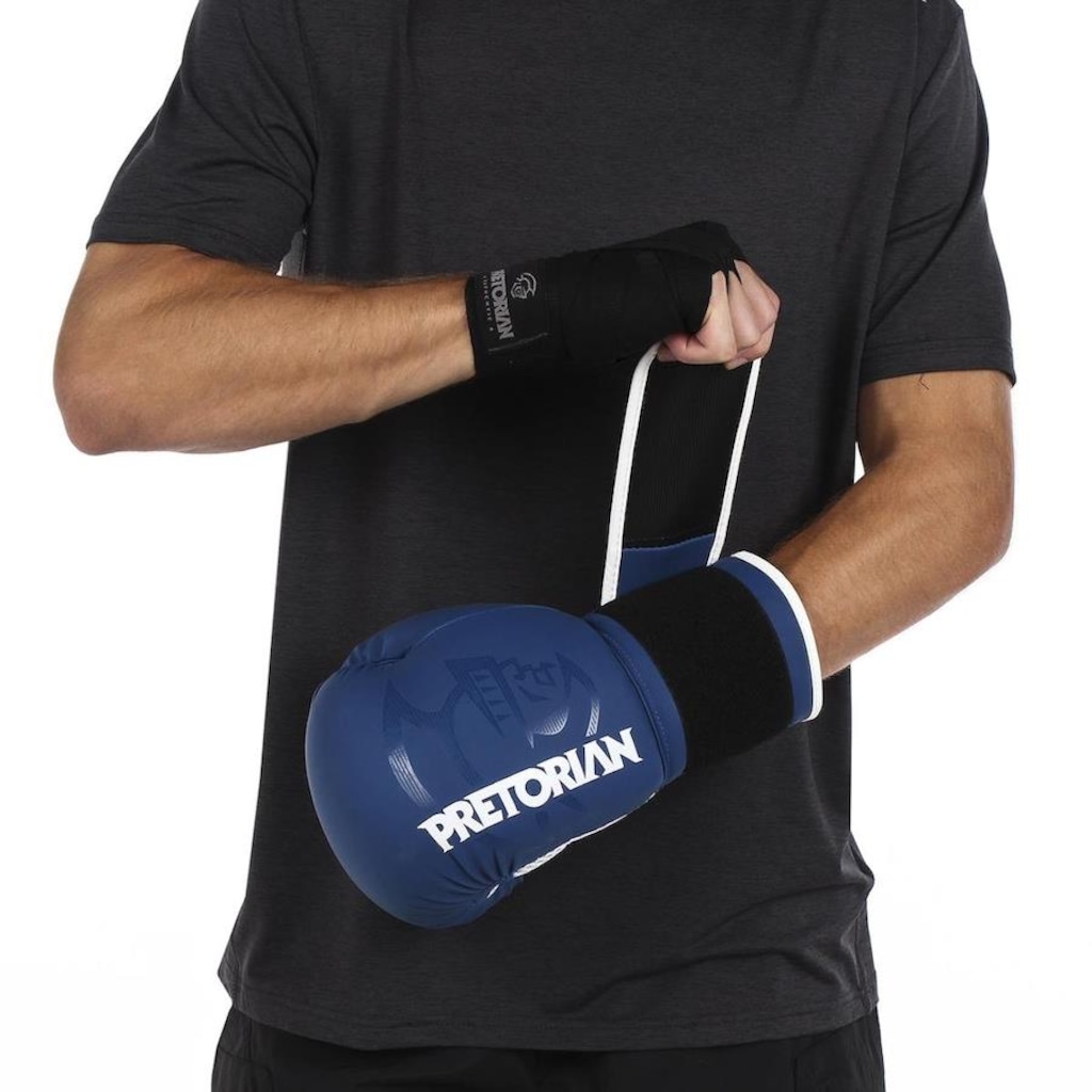 Imagem 5 do produto Kit Luvas de Boxe e Muay Thai Pretorian Fx2 + Bandagem + Bucal