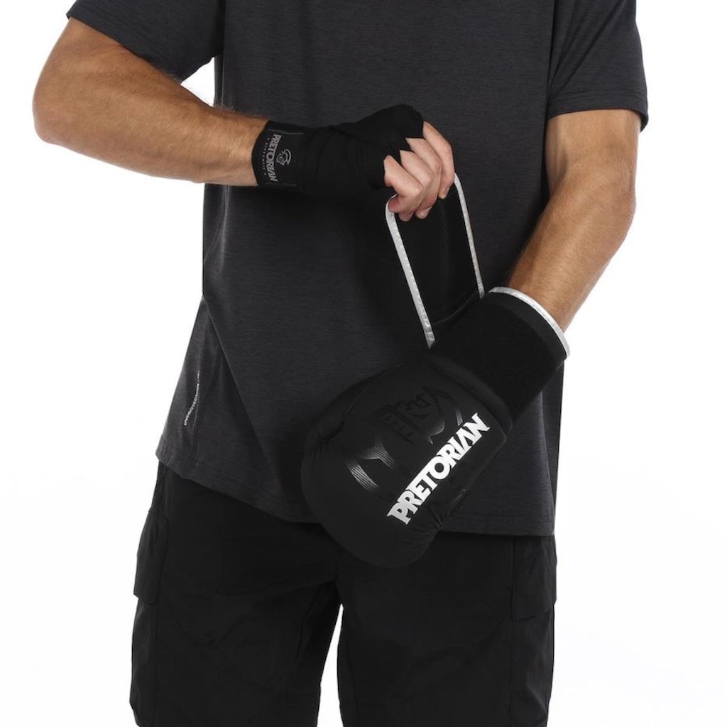 Imagem 5 do produto Kit Luvas de Boxe e Muay Thai Pretorian Fx2 + Bandagem + Bucal