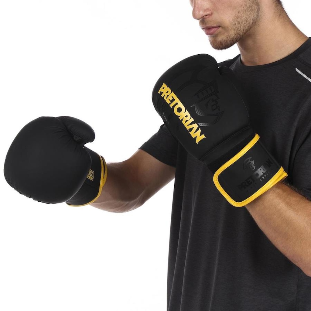 Imagem 3 do produto Kit Luvas de Boxe e Muay Thai Pretorian Fx2 + Bandagem + Bucal