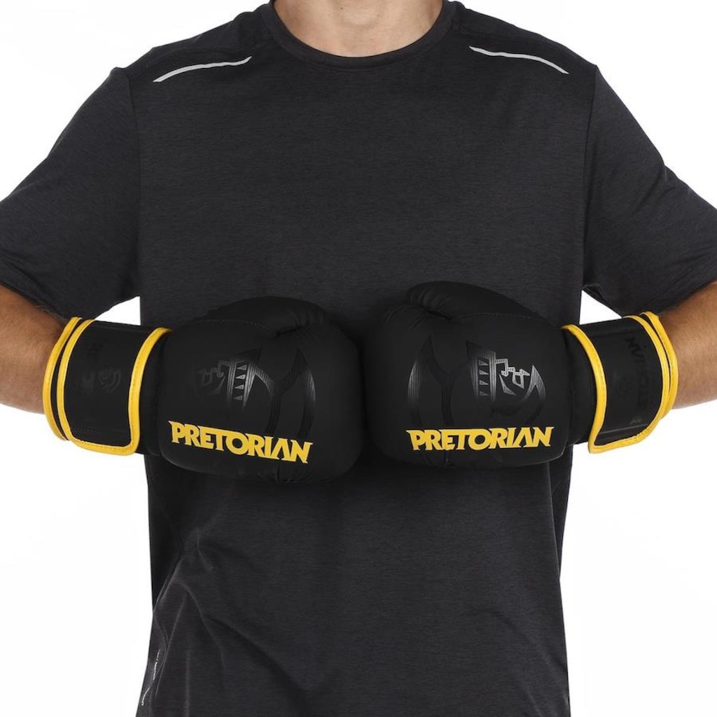 Imagem 4 do produto Kit Luvas de Boxe e Muay Thai Pretorian Fx2 + Bandagem + Bucal