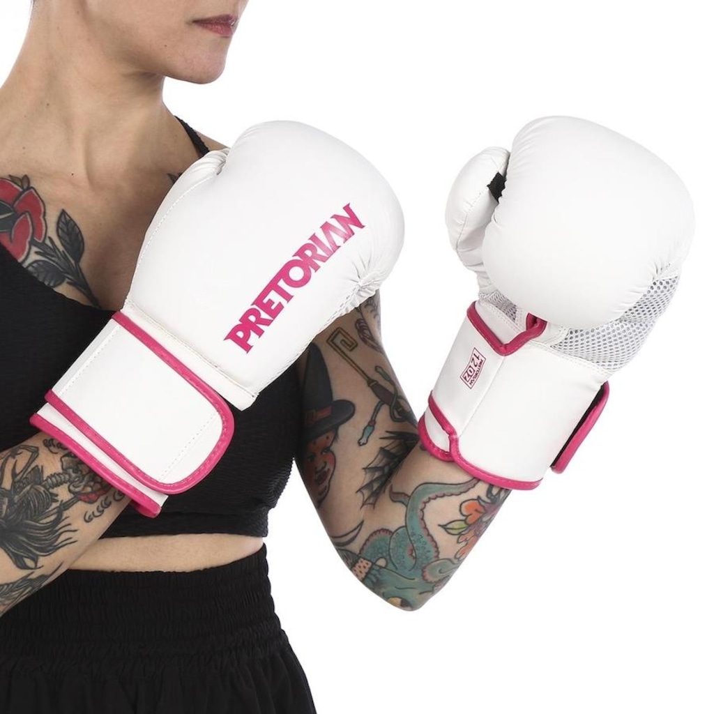 Imagem 3 do produto Kit Luvas de Boxe e Muay Thai Pretorian Fx2 + Bandagem + Bucal