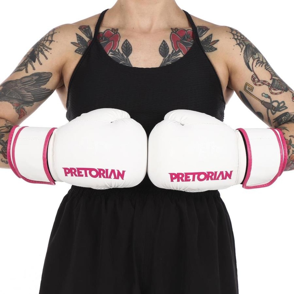 Imagem 4 do produto Kit Luvas de Boxe e Muay Thai Pretorian Fx2 + Bandagem + Bucal