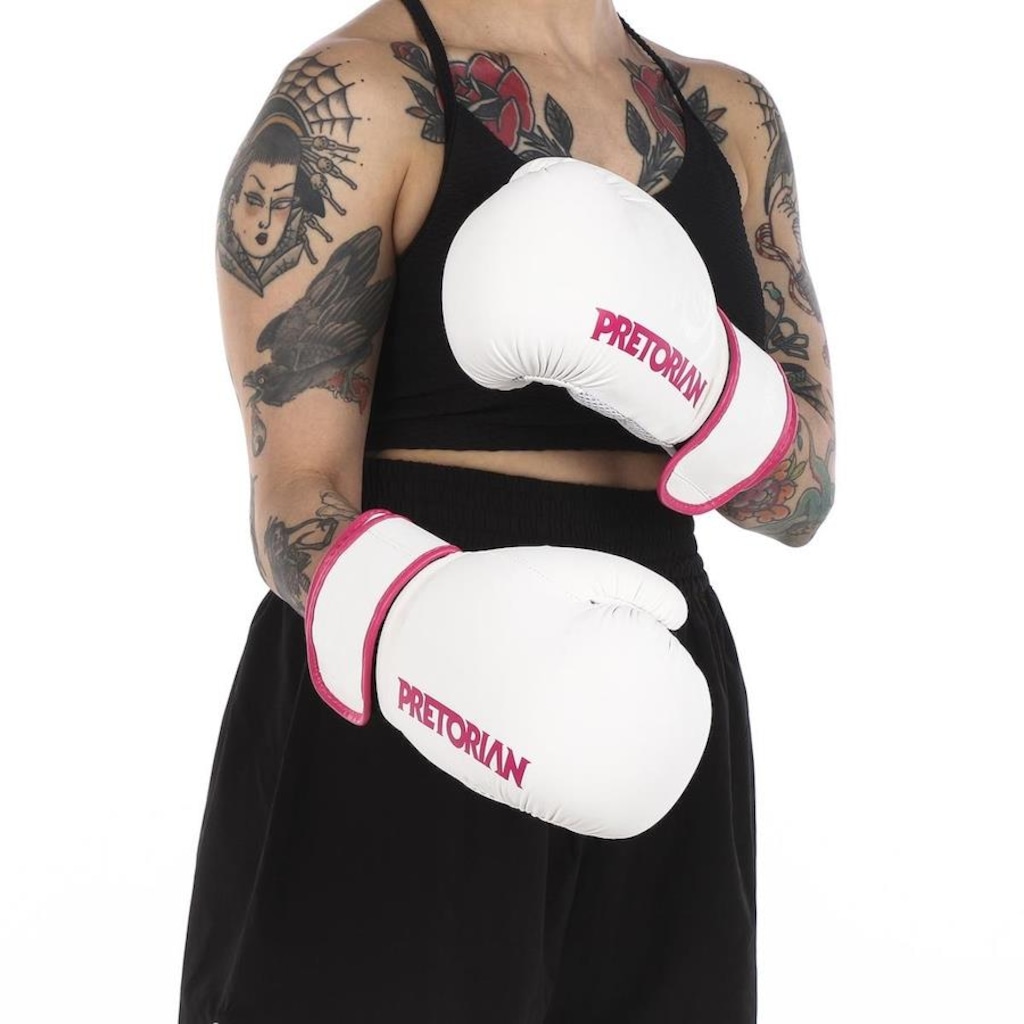 Imagem 2 do produto Kit Luvas de Boxe e Muay Thai Pretorian Fx2 + Bandagem + Bucal