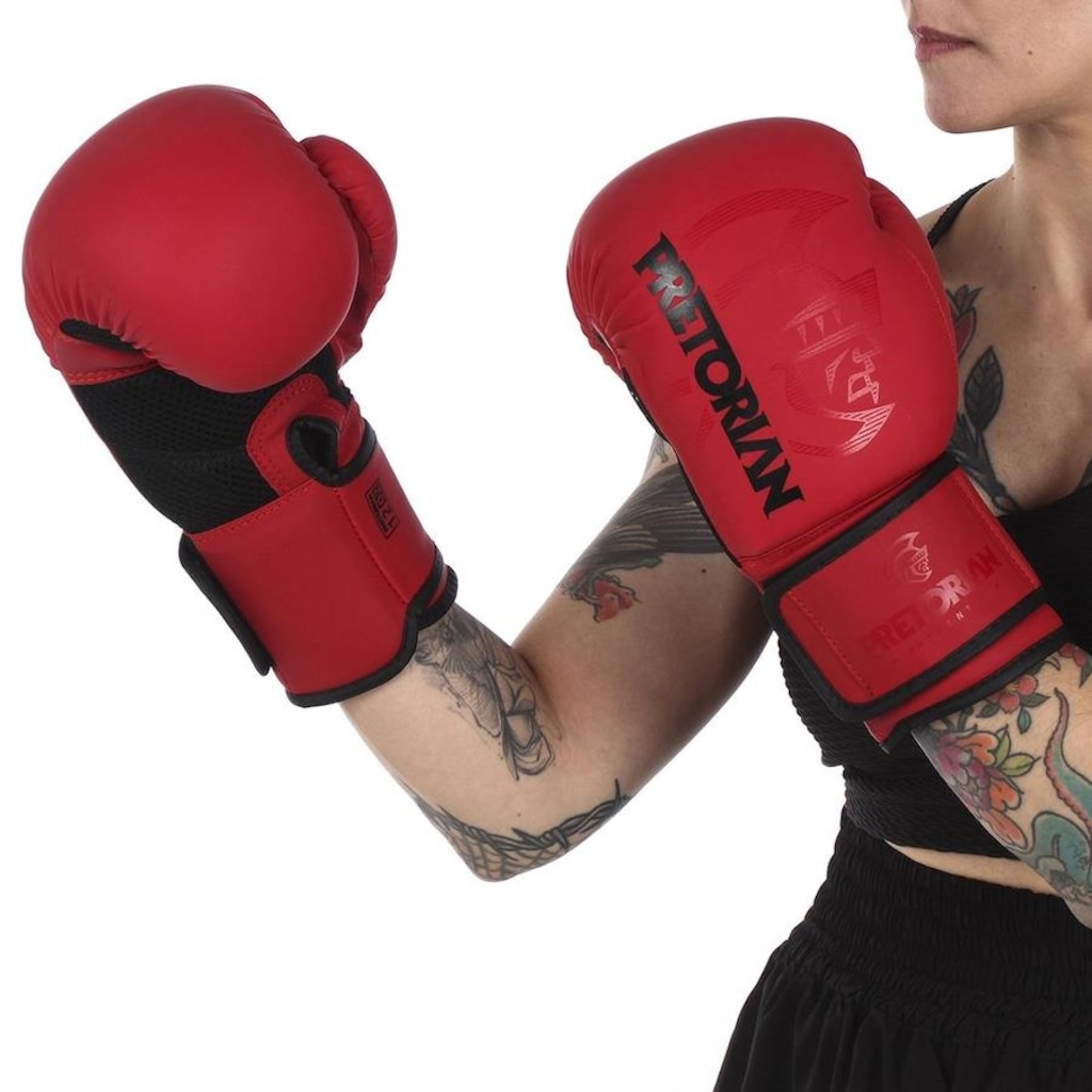 Imagem 3 do produto Kit Luvas de Boxe e Muay Thai Pretorian Fx2 + Bandagem + Bucal