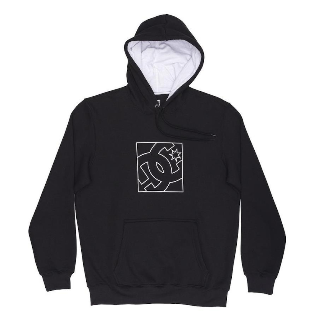 Imagem 3 do produto Blusão de Moletom DC Shoes Canguru Fb Outline - Masculino