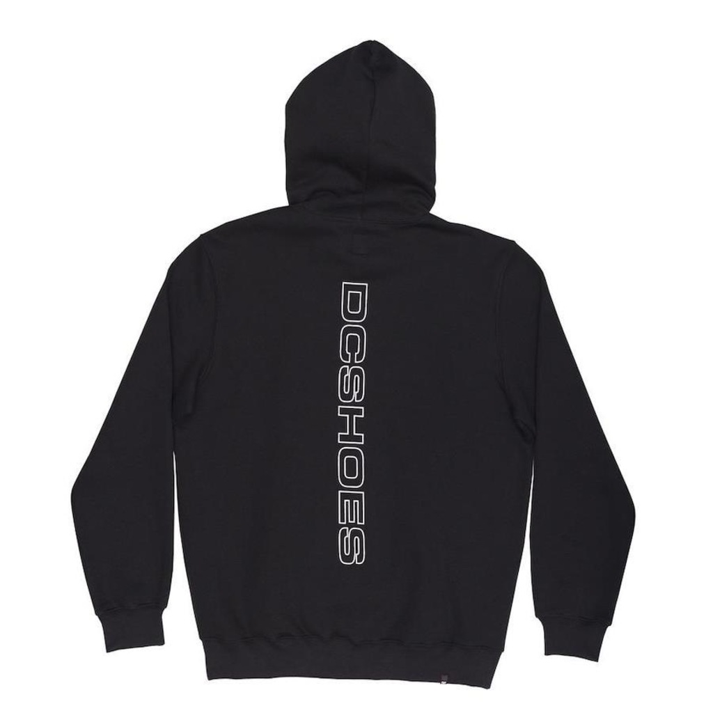 Imagem 4 do produto Blusão de Moletom DC Shoes Canguru Fb Outline - Masculino