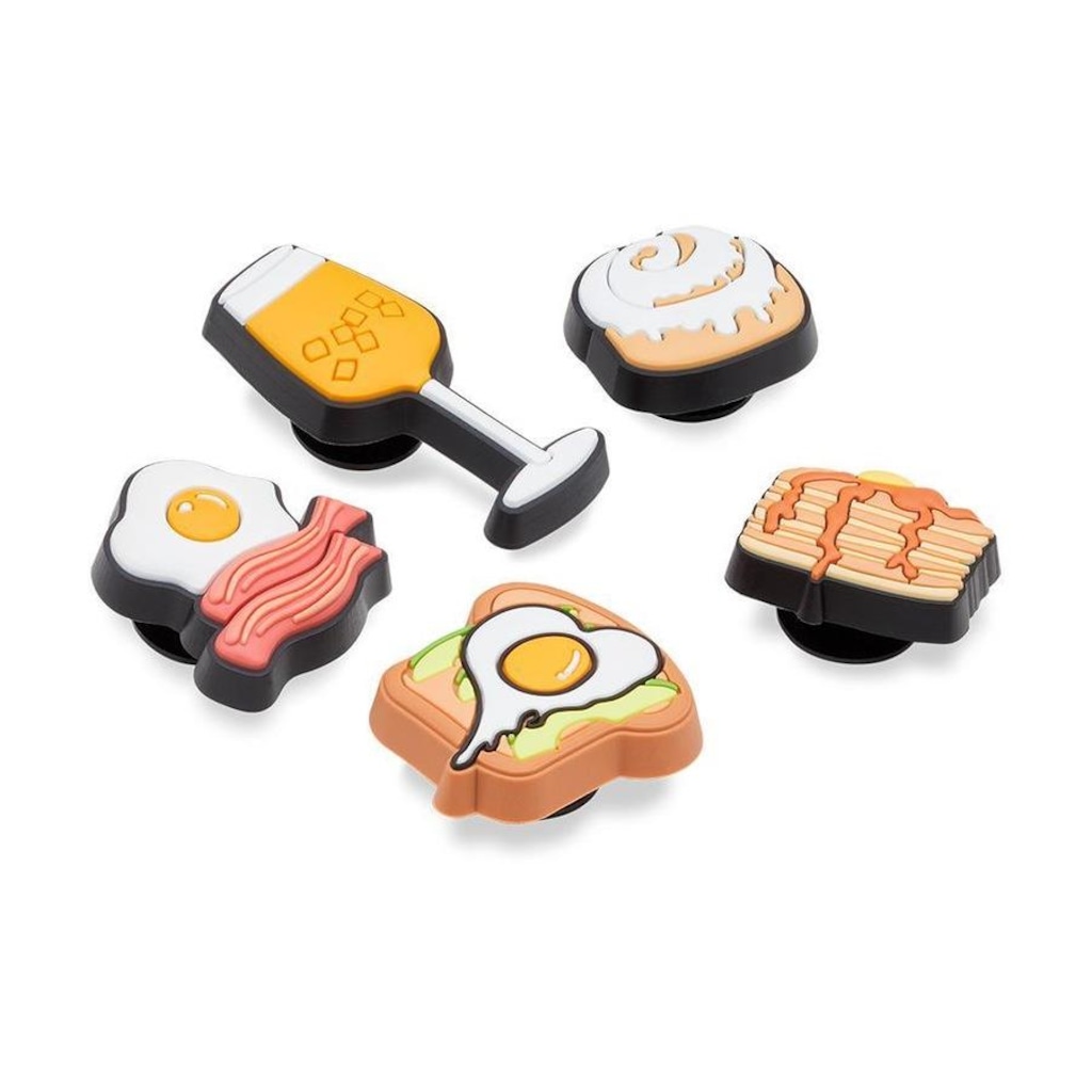 Imagem 2 do produto Kit Jibbitz? Crocs Vamos para o Café da Manhã Pack com 5 Peças