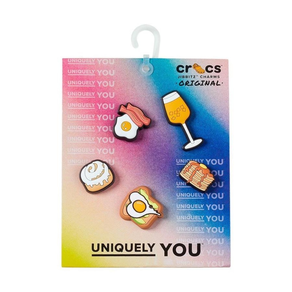 Imagem 4 do produto Kit Jibbitz? Crocs Vamos para o Café da Manhã Pack com 5 Peças