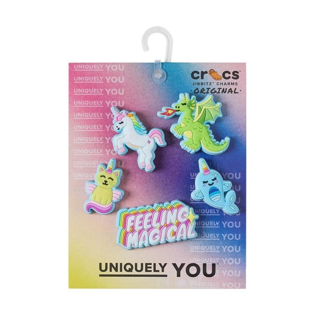Imagem 4 do produto Kit Jibbitz? Crocs Feeling Magical com 5 Peças
