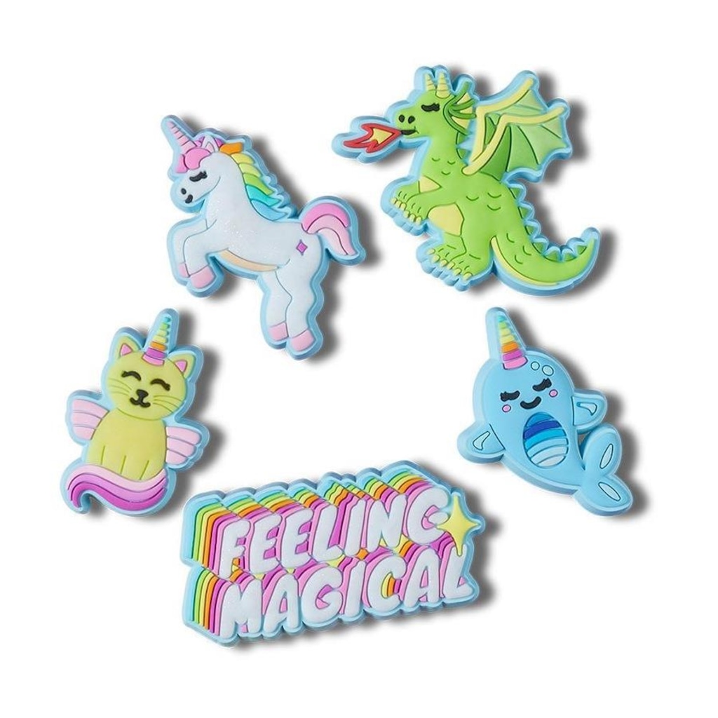 Imagem 1 do produto Kit Jibbitz? Crocs Feeling Magical com 5 Peças