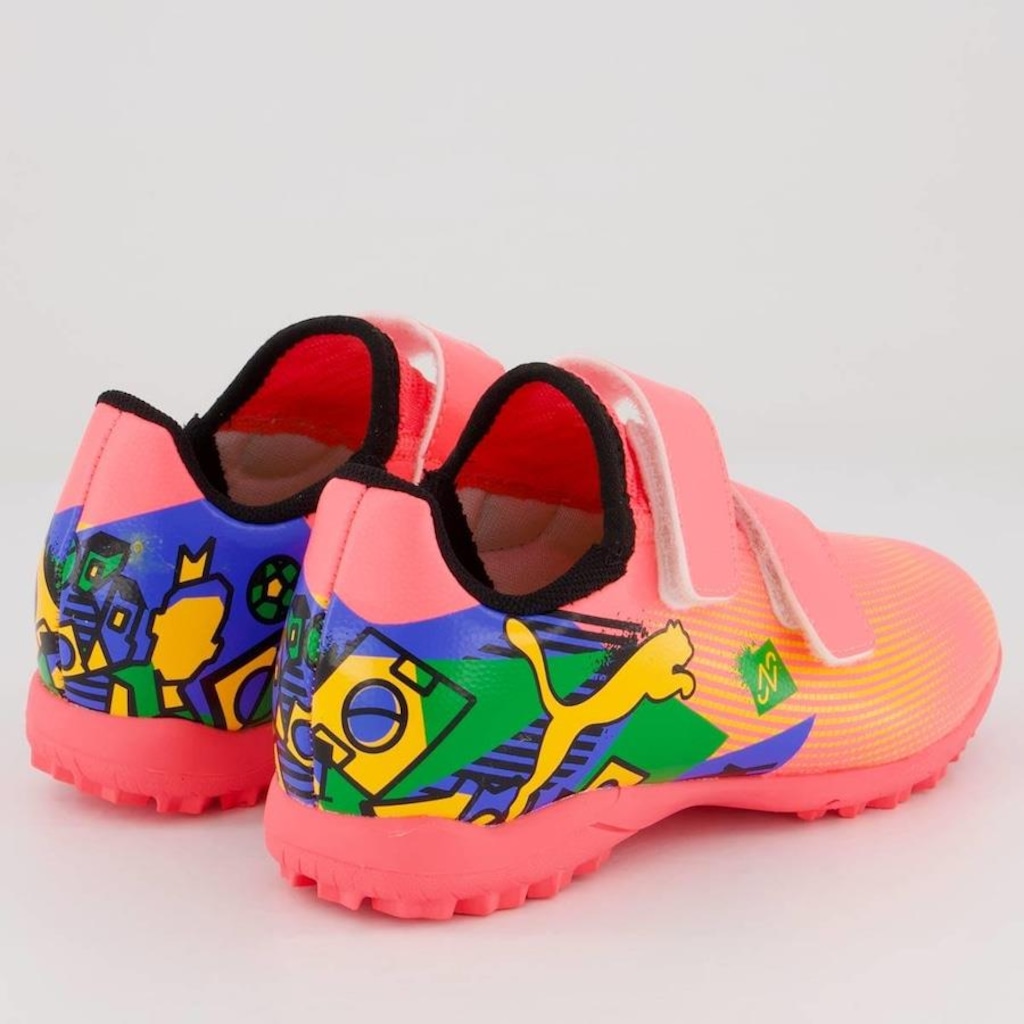 Imagem 3 do produto Chuteira Futsal Puma com Velcro Future 7 Play Neymar Jr - Infantil