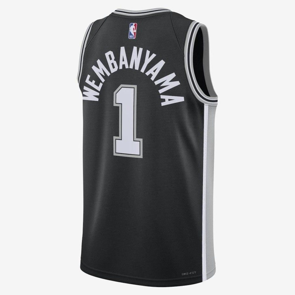 Imagem 2 do produto Camiseta Regata Nike San Antonio Spurs Icon Edition 2024/25 - Masculina