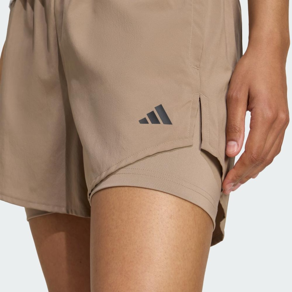 Imagem 5 do produto Shorts adidas Dois em Um Aeroready Made For Training Minimal - Feminino