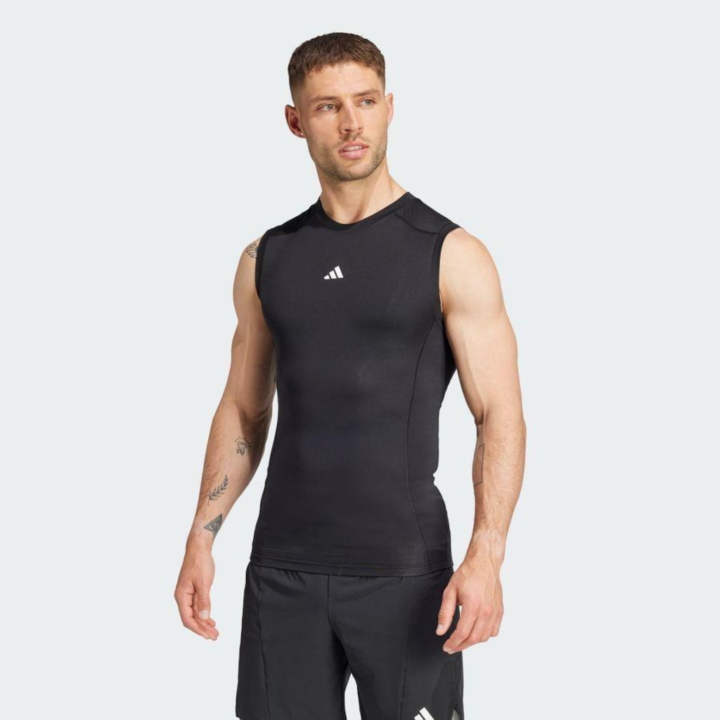 Imagem 3 do produto Camiseta Regata adidas Techfit Compression - Masculina