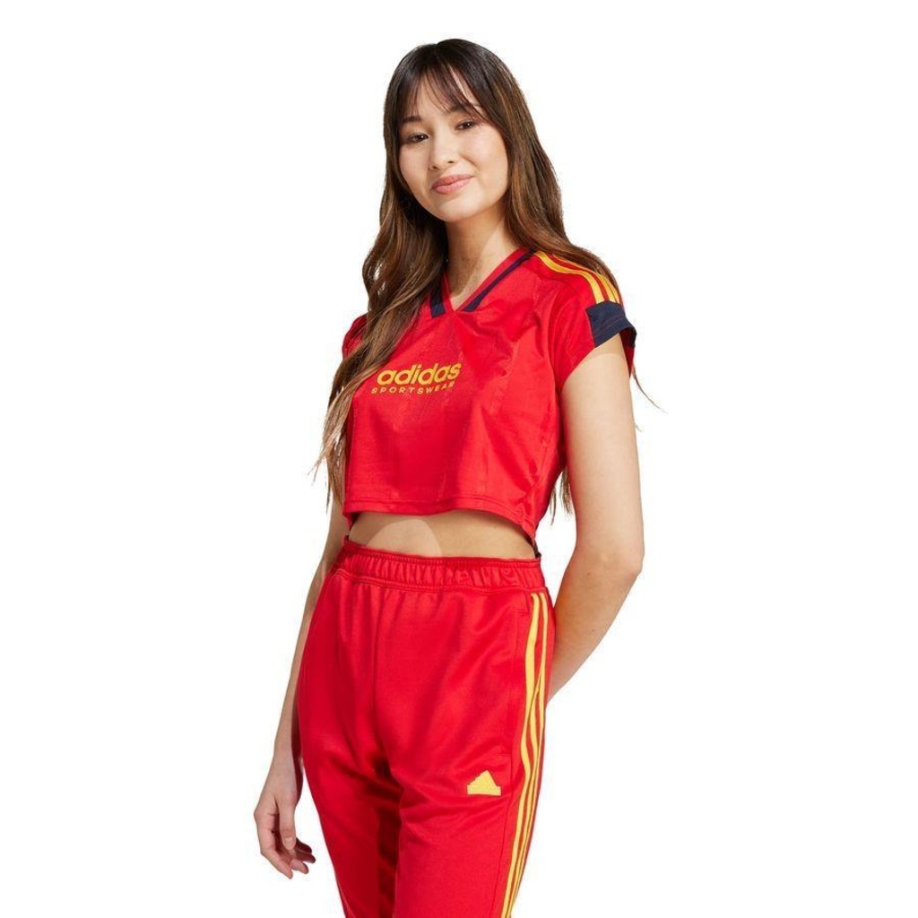 Imagem 2 do produto Blusa Cropped adidas Tiro Cut Três Listras - Feminina