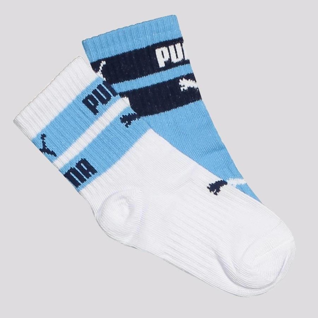 Imagem 1 do produto Kit Meia Puma Cano Longo - 2 Pares - Infantil