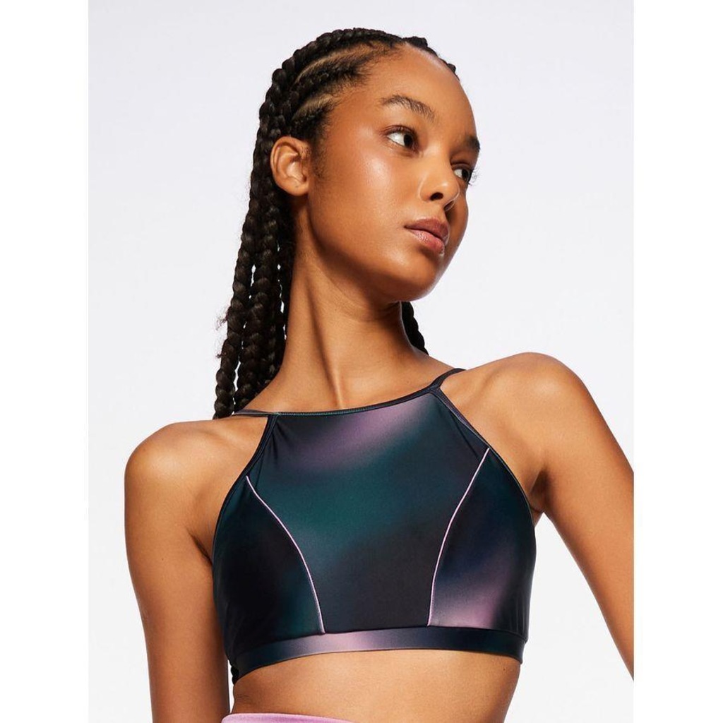 Imagem 3 do produto Top Bodyforsure Frente Única Estampado Sports Aurora - Feminino