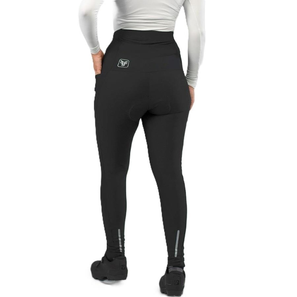 Imagem 2 do produto Calça de Ciclismo Feminina Free Force Basic com 3 Bolsos
