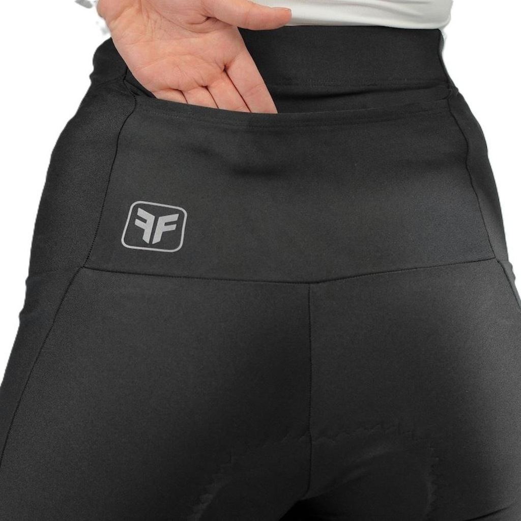 Imagem 4 do produto Calça de Ciclismo Feminina Free Force Basic com 3 Bolsos