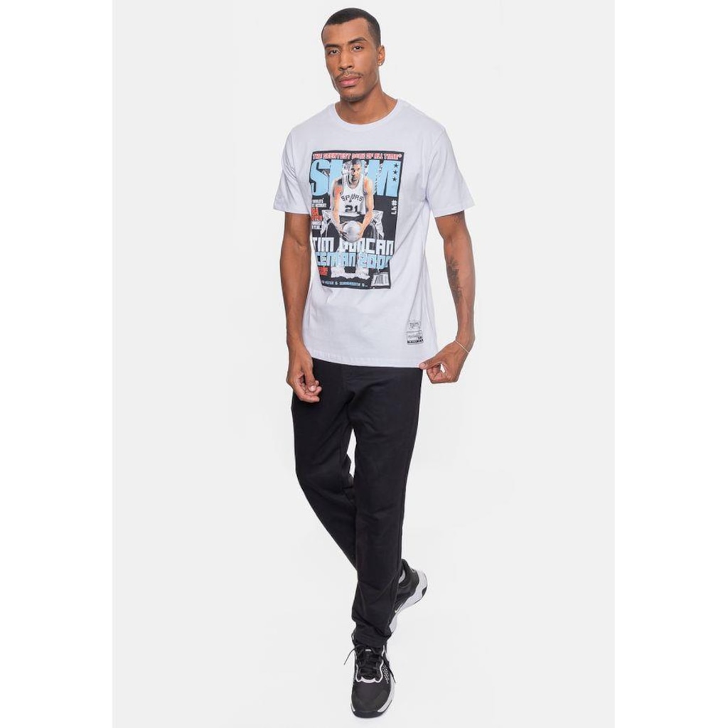 Imagem 5 do produto Camiseta Mitchell & Ness NBA Slam Tim Duncan San Antonio Spurs - Masculina