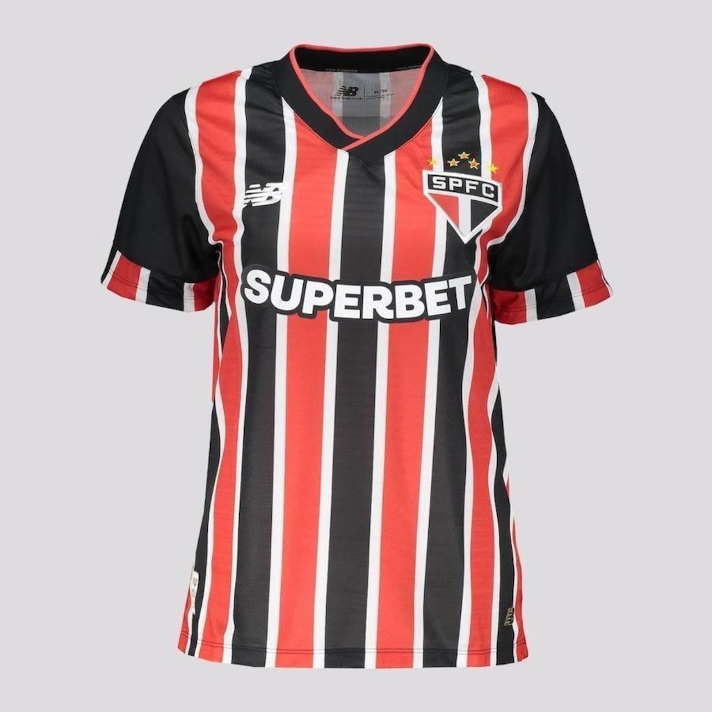 Imagem 2 do produto Camisa do São Paulo II 2024 New Balance com Patrocínio - Feminina