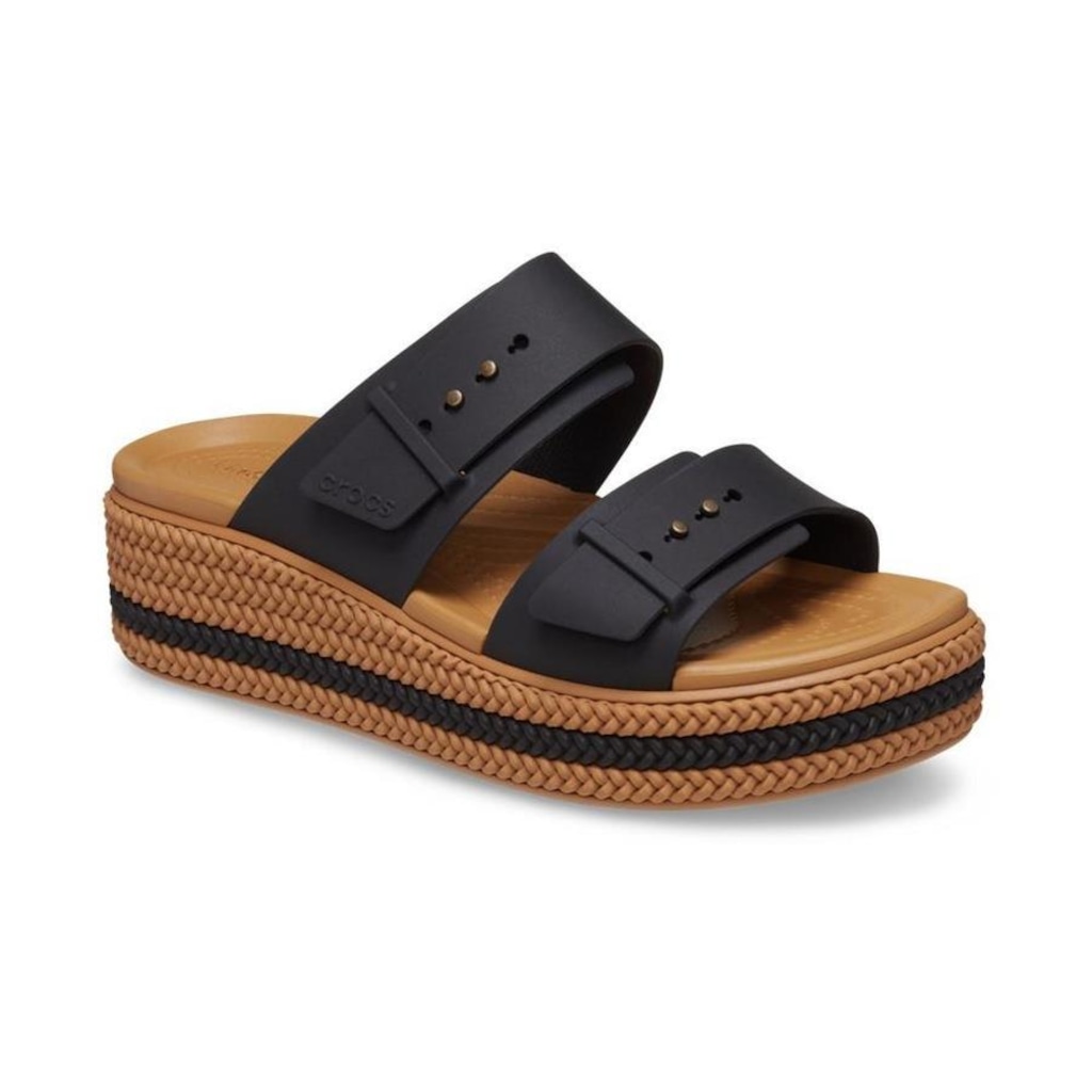 Imagem 2 do produto Sandália Crocs Brooklyn Woven Buckle - Feminina