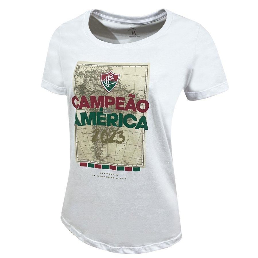Imagem 2 do produto Camiseta do Fluminense Campeão da América Liga Retrô - Feminina