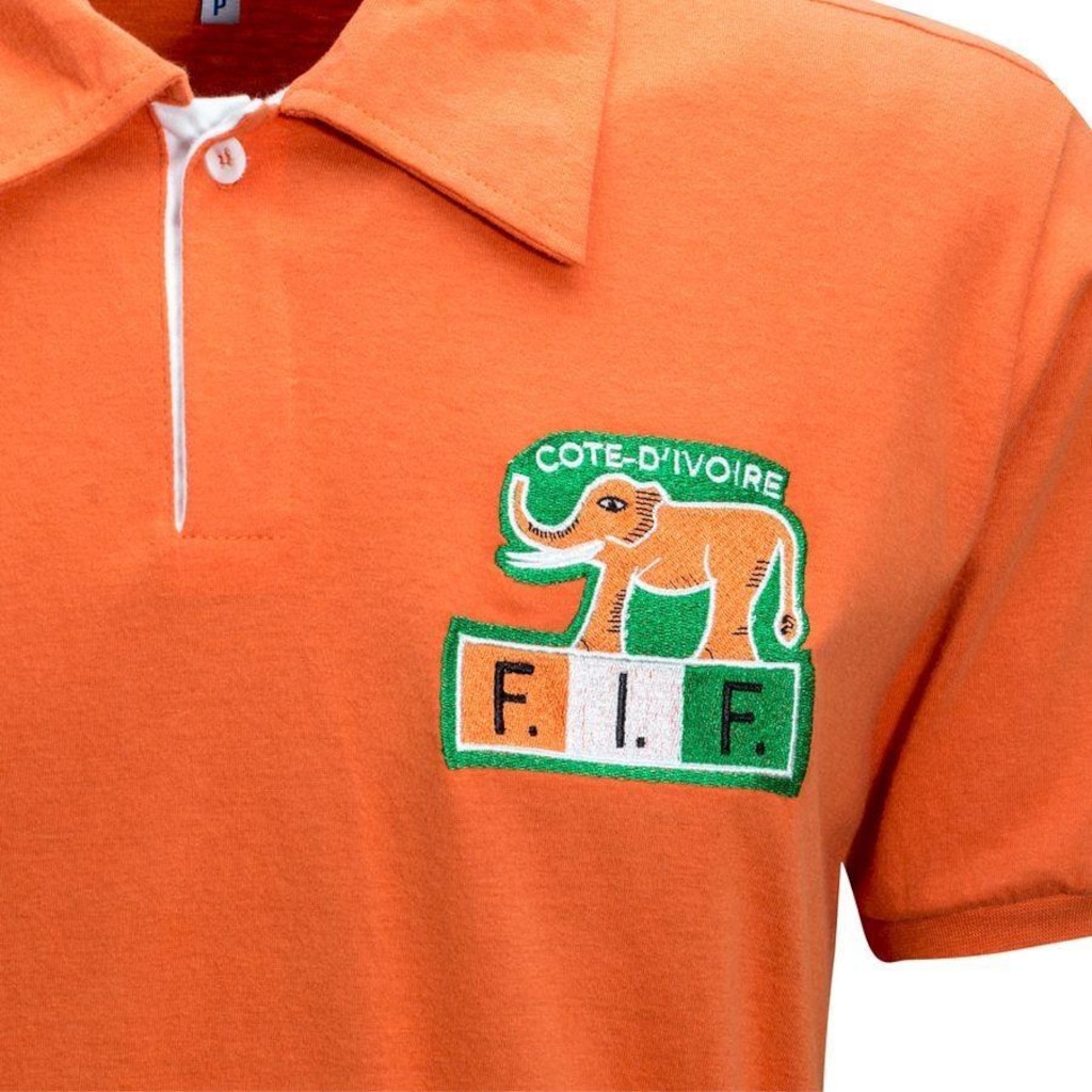 Imagem 4 do produto Costa do Marfim 1980 - Liga Retro - Masculina Camisa