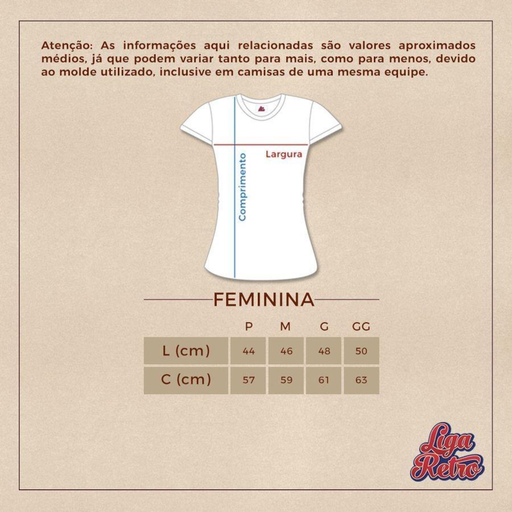 Imagem 5 do produto Camisa do Joinville 1985 Liga Retro - Feminina