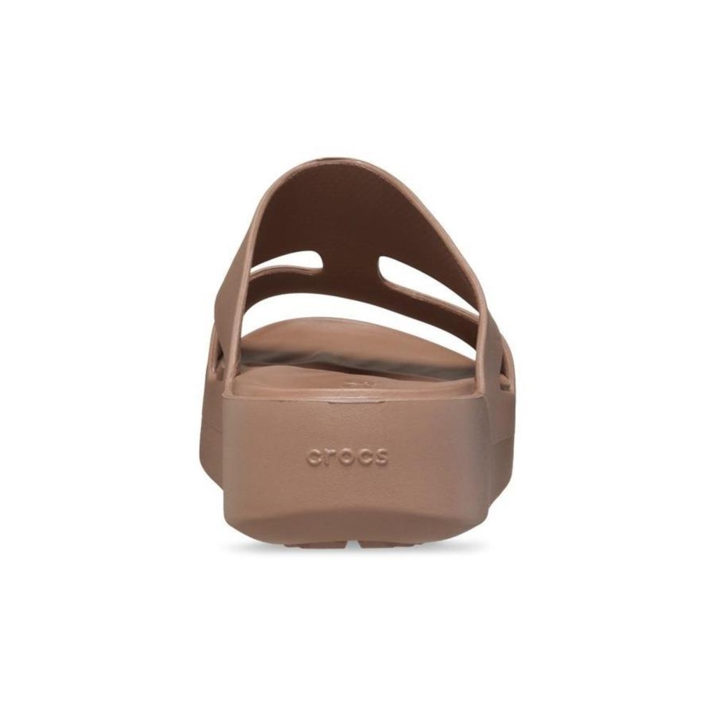 Imagem 5 do produto Sandália Crocs Getaway Platform H-Strap Latte - Feminino