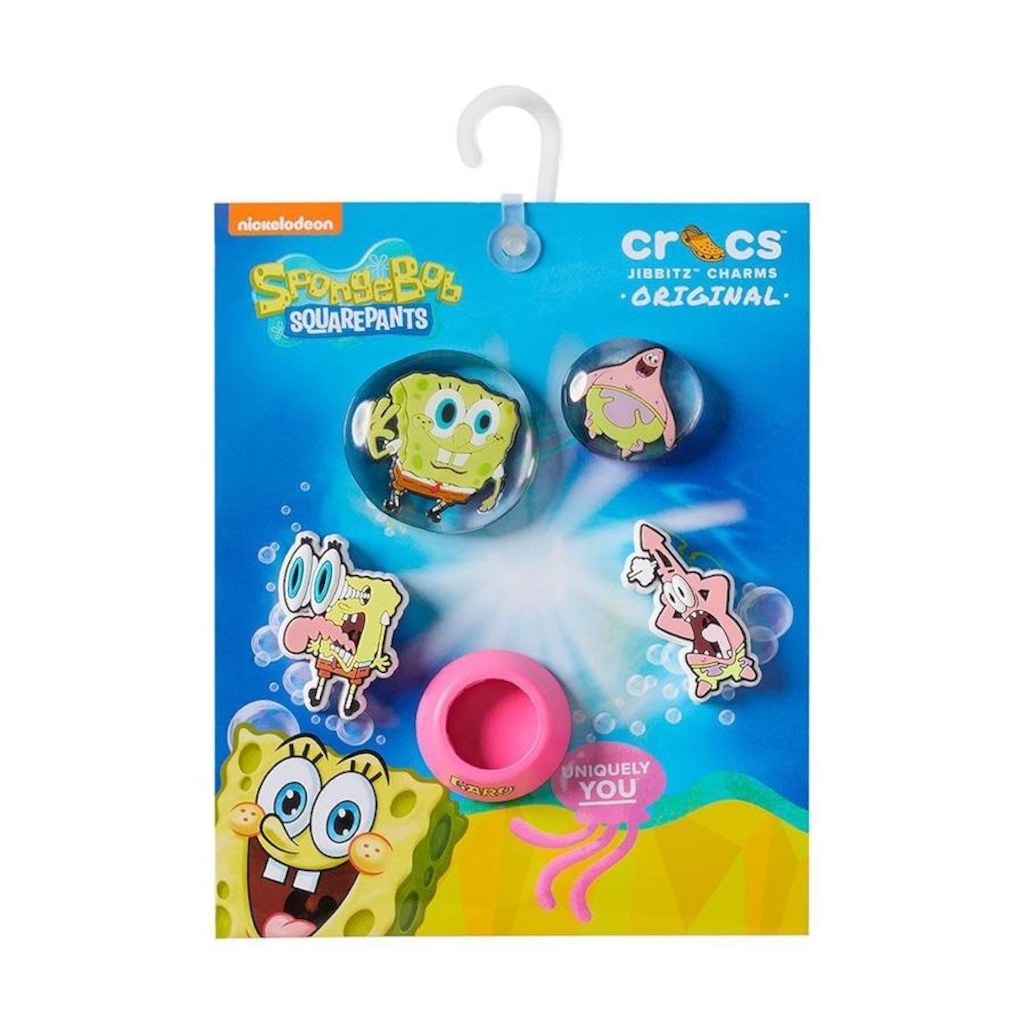 Imagem 4 do produto Kit Jibbitz?Crocs Bob Esponja Bolha Pack com 5 Peças